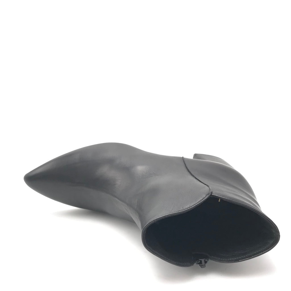 Zulian Calzature Tronchetto Nappa Nera