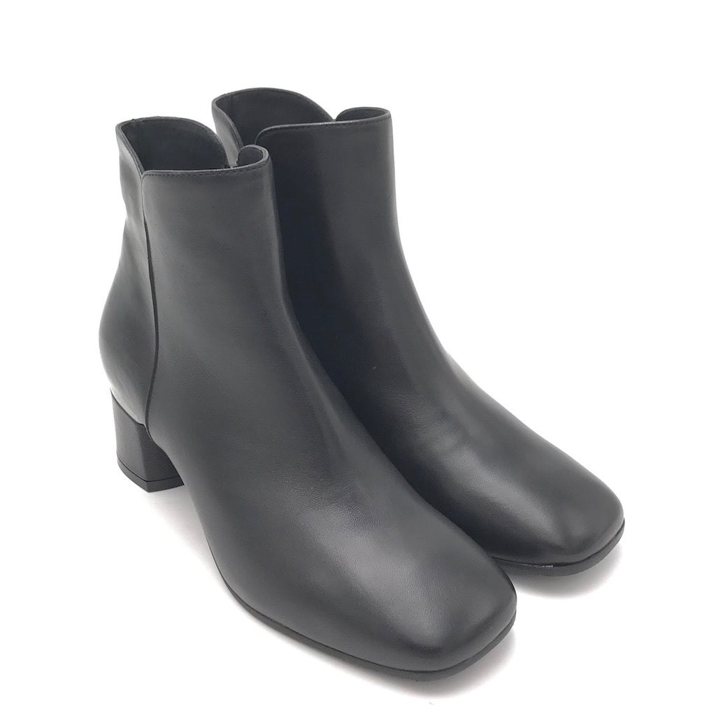 Zulian Calzature Tronchetto Nappa Nera