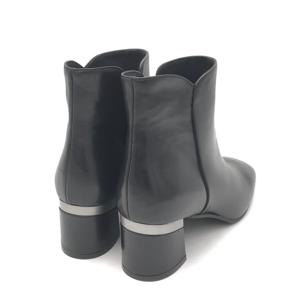 Zulian Calzature Tronchetto Nappa Nera