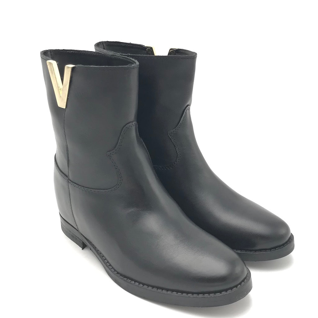 Zulian Calzature Tronchetto Roma Nero