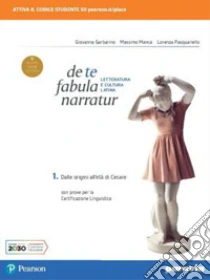 Unilibro DE TE FABULA NARRATUR 1 (MODALITÃ  DIGITALE C) - 9788839538031