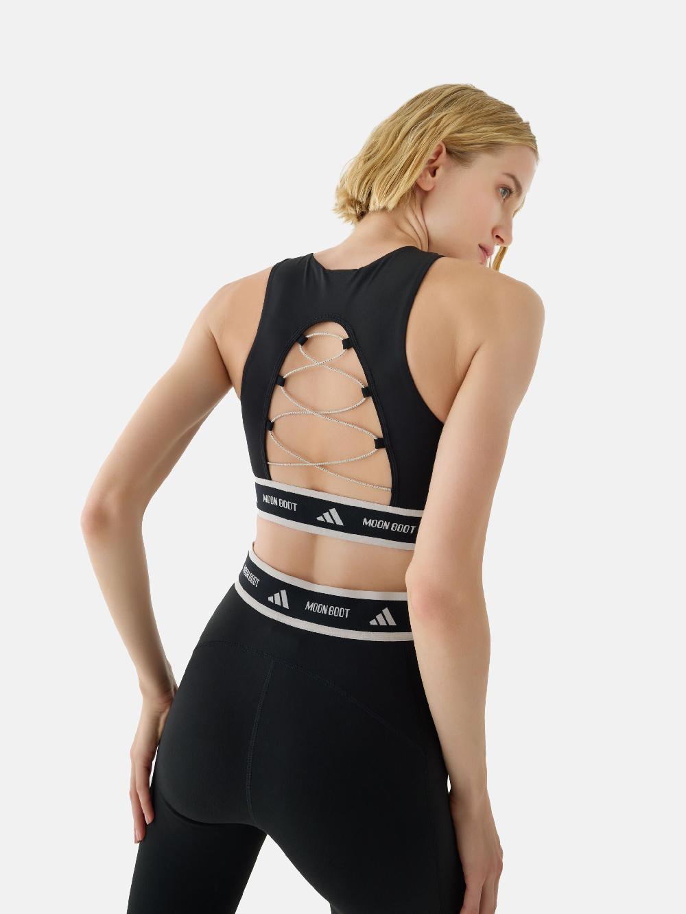 Moon Boot Crop Top Nero Adidas X Moon Boot