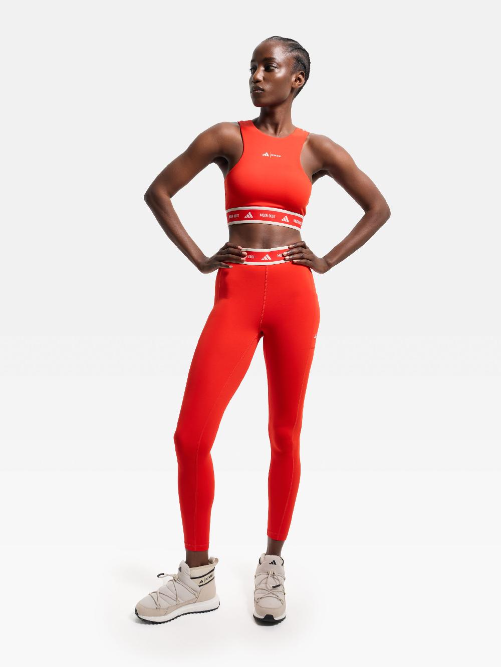 Moon Boot Crop Top Rosso Adidas X Moon Boot