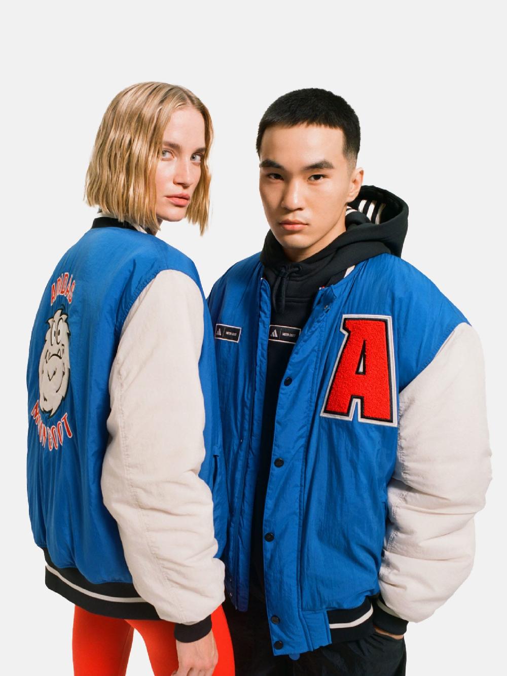 Moon Boot Giacca Varsity Blu Adidas X Moon Boot