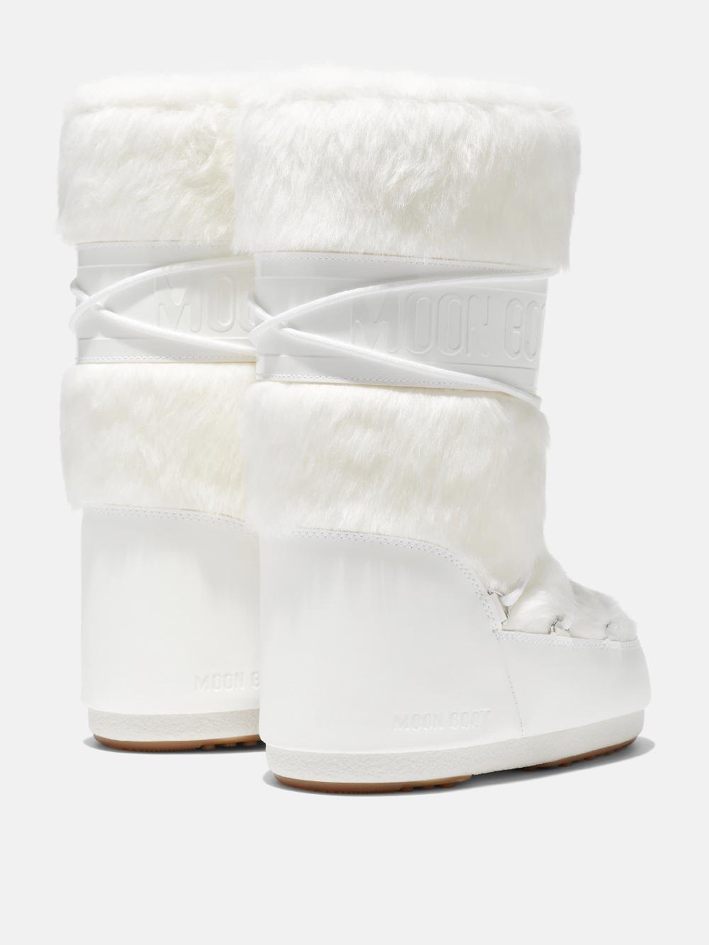Moon Boot ICON BIANCO IN ECOPELLICCIA