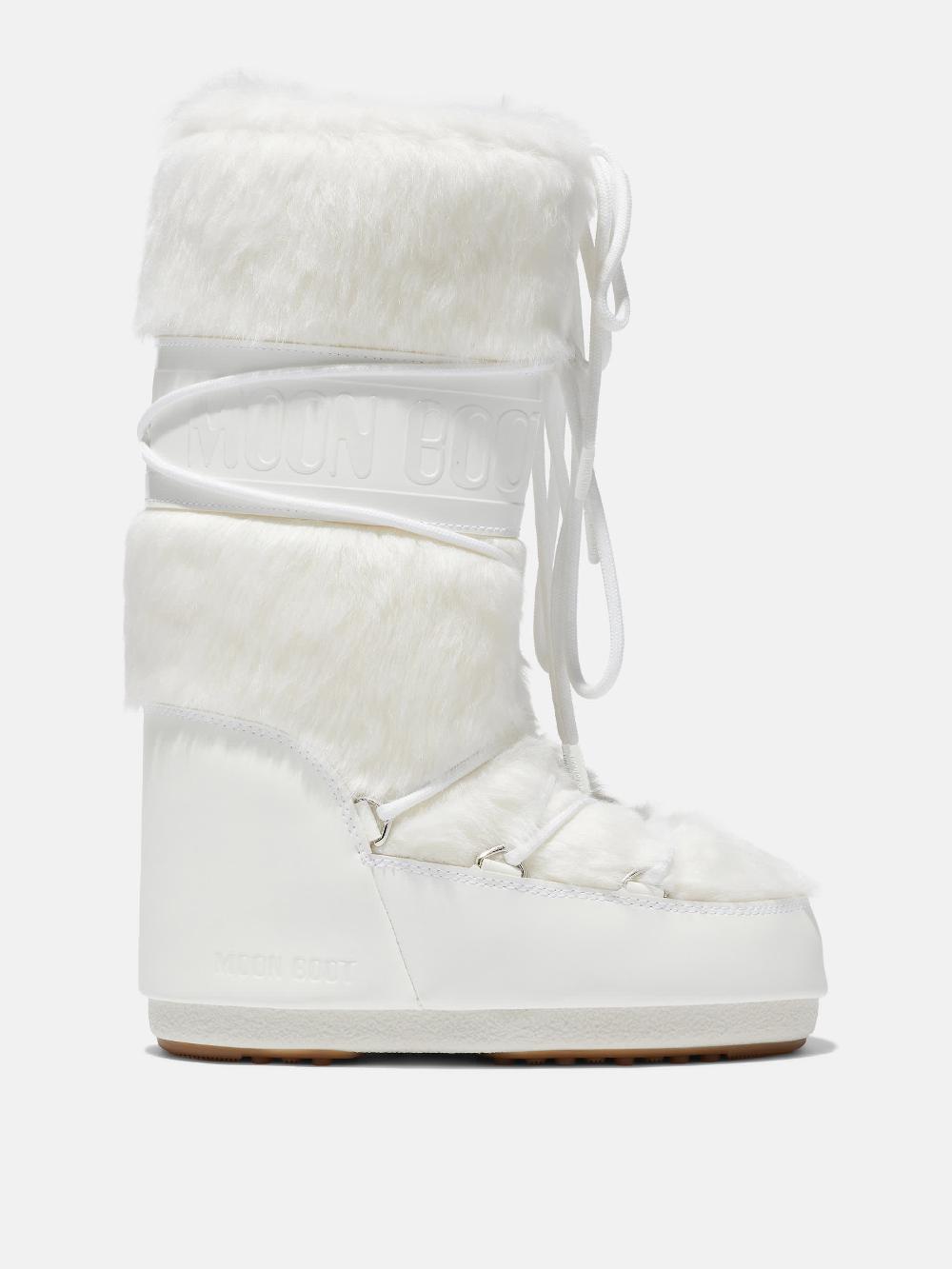 Moon Boot ICON BIANCO IN ECOPELLICCIA