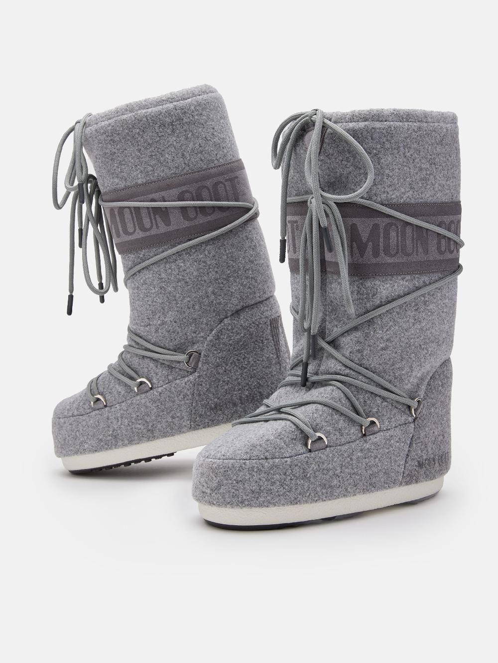 Moon Boot ICON FELT GRIGIO