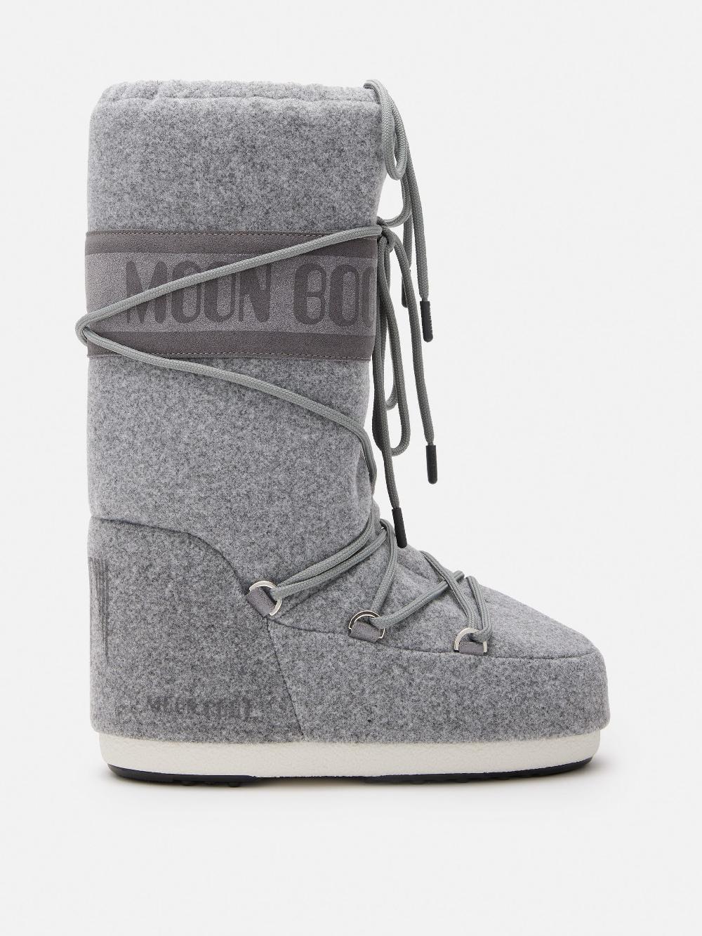 Moon Boot ICON FELT GRIGIO