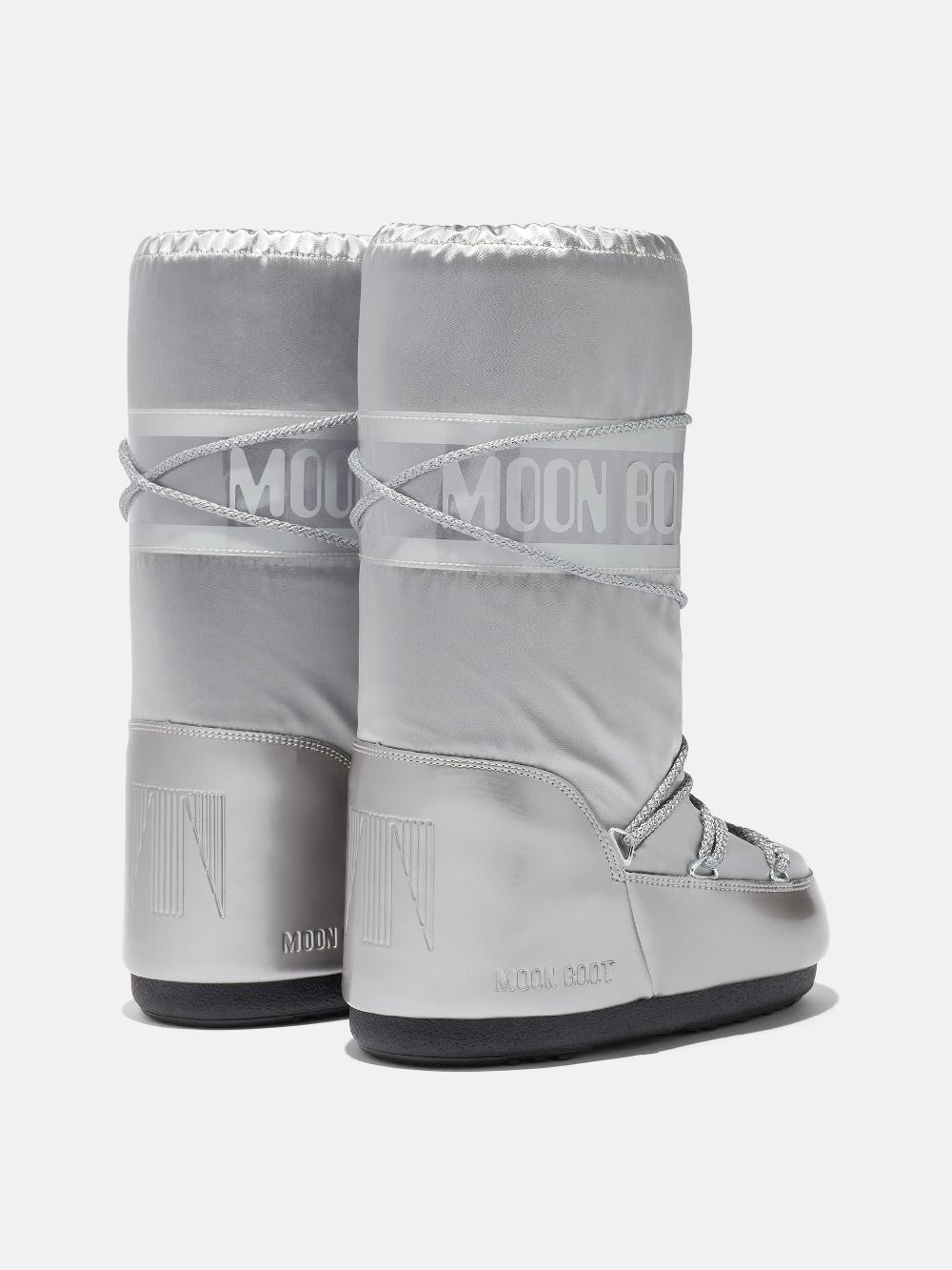 Moon Boot ICON GLANCE ARGENTO IN RASO