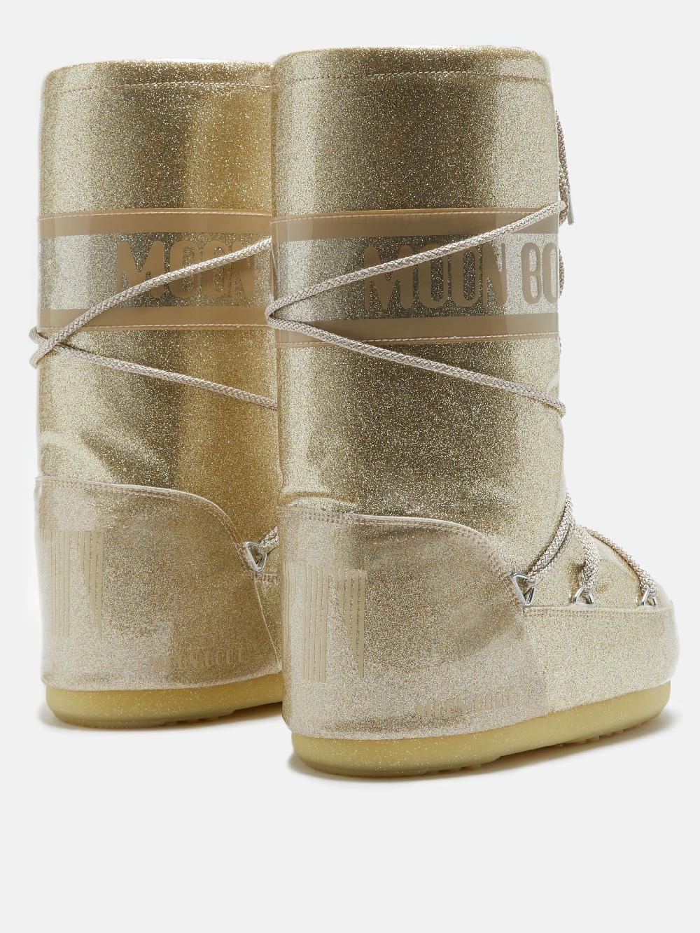 Moon Boot ICON GLITTER ORO