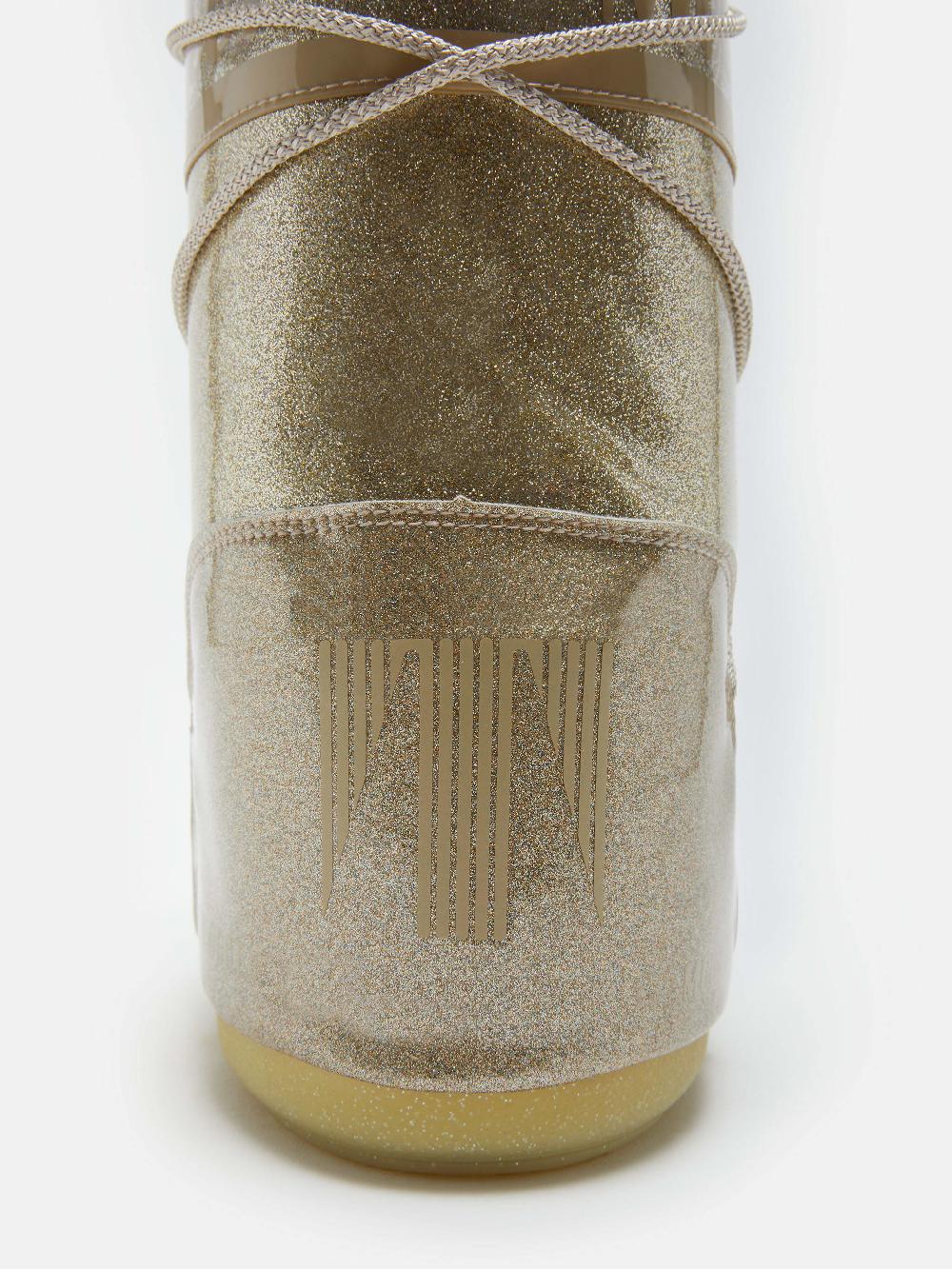 Moon Boot ICON GLITTER ORO