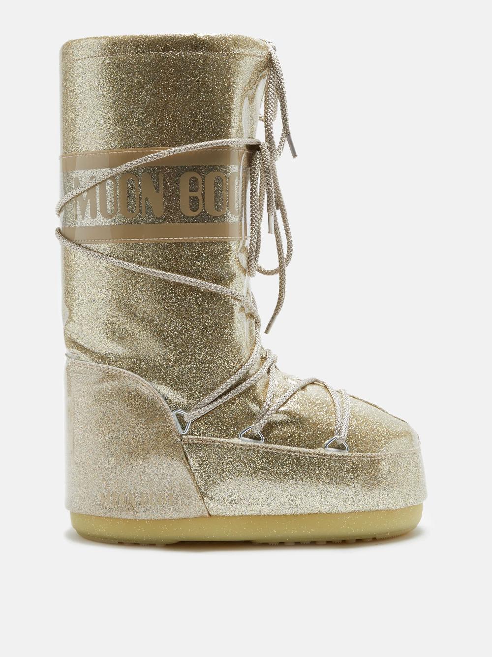 Moon Boot ICON GLITTER ORO