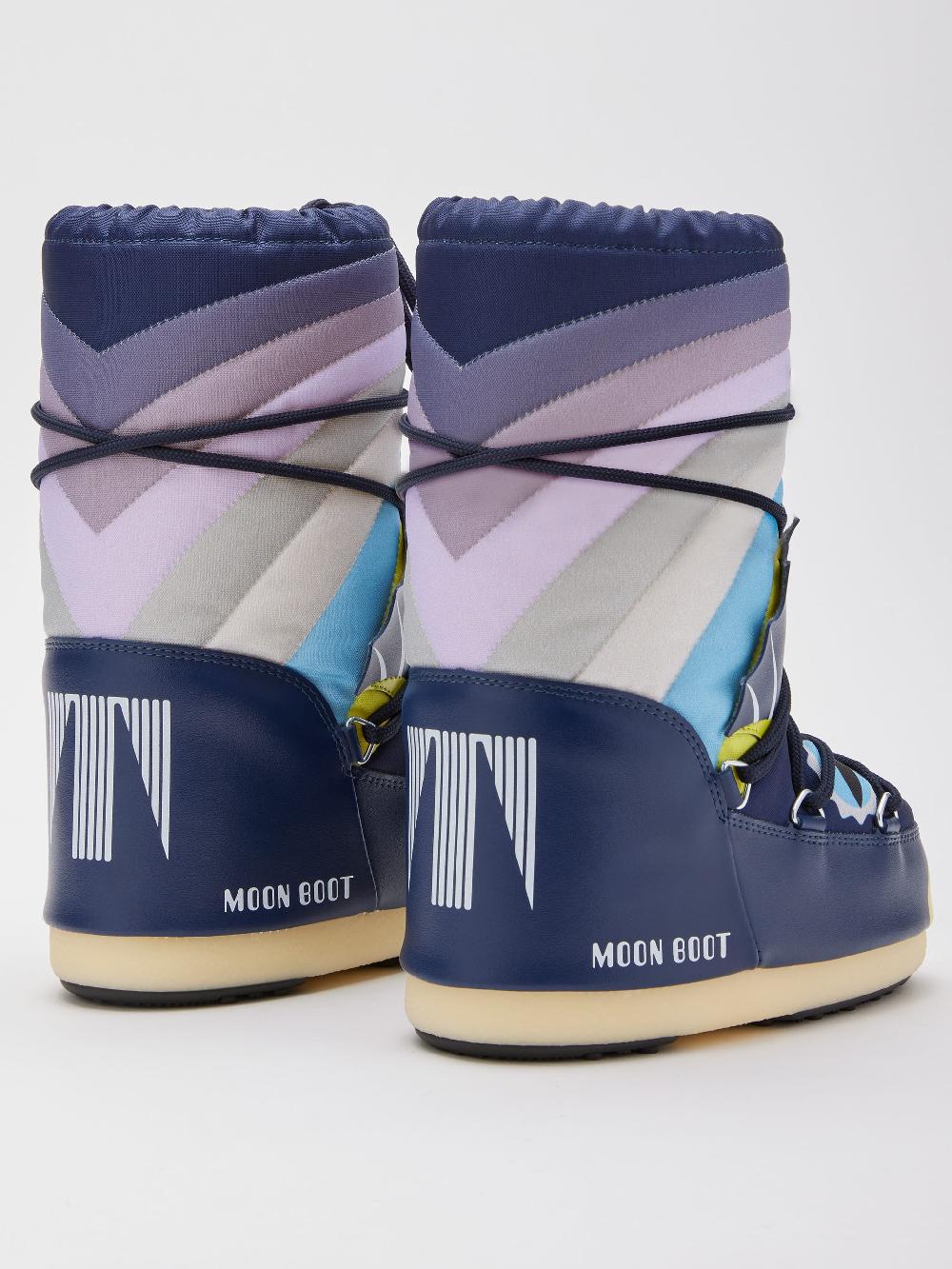 Moon Boot ICON JUNIOR DRAGON BLU