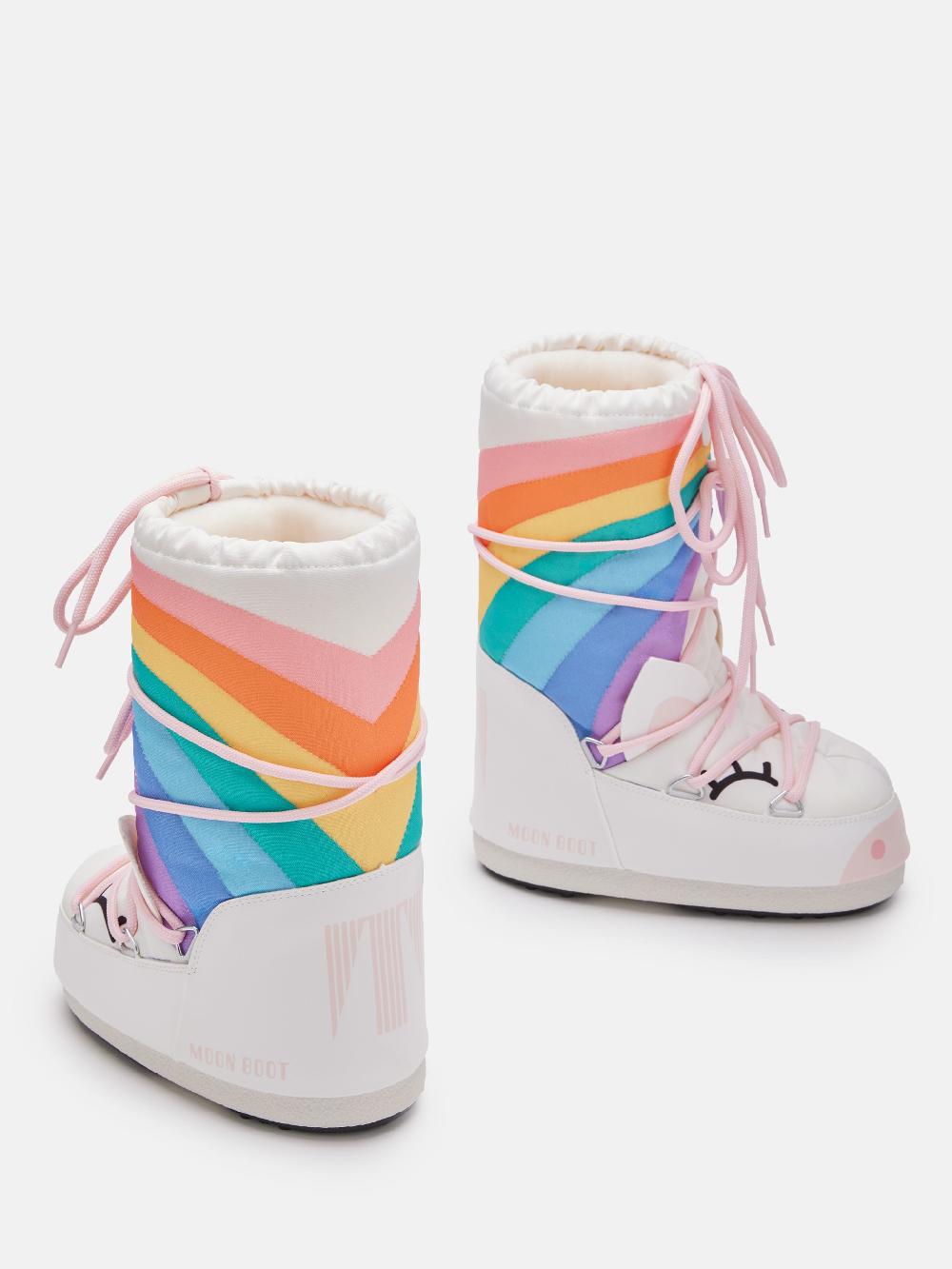 Moon Boot ICON JUNIOR UNICORN BIANCO