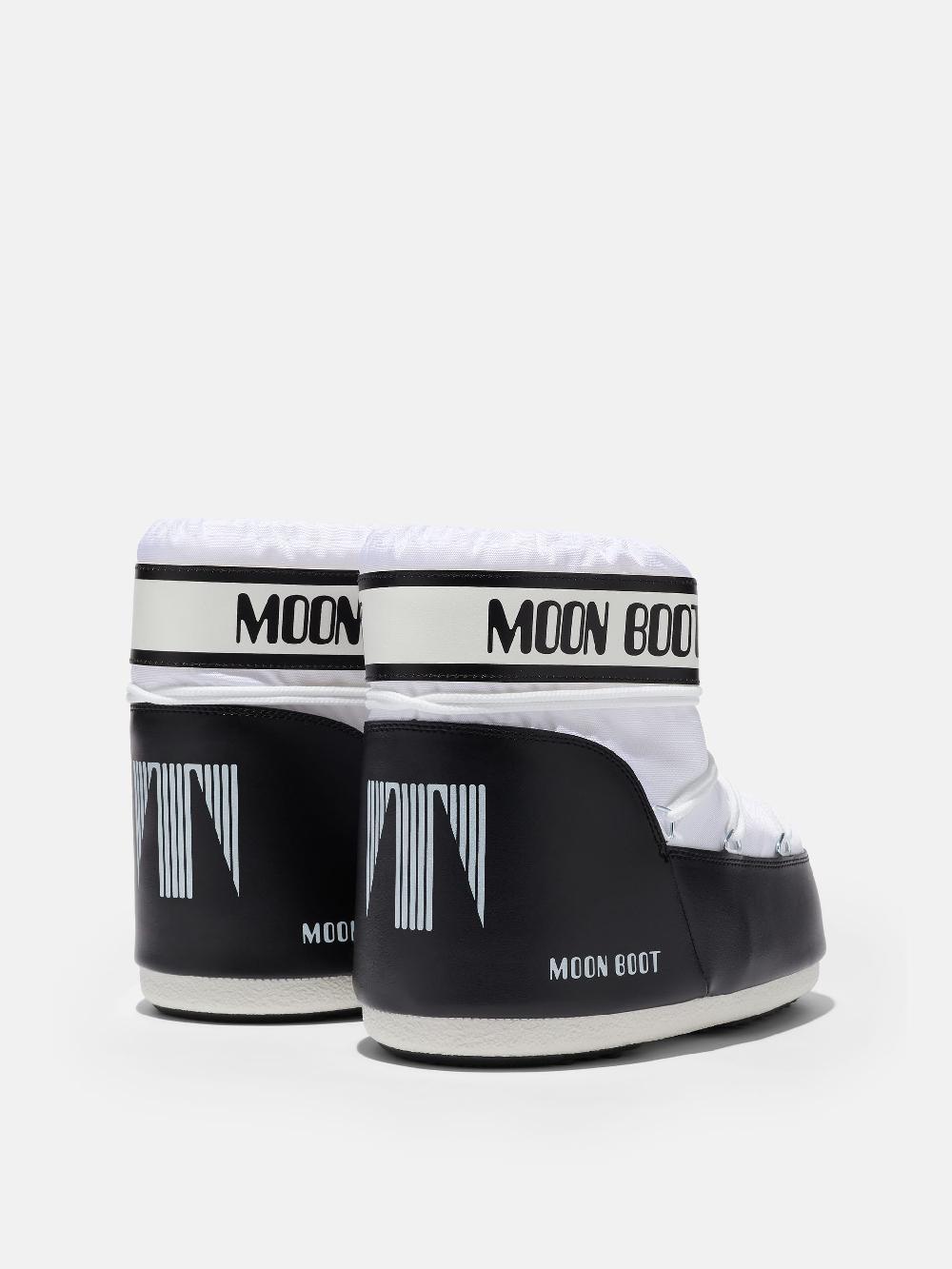 Moon Boot ICON LOW BIANCO IN NYLON