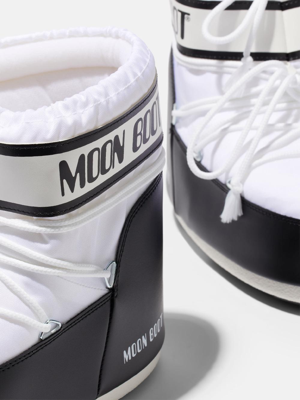 Moon Boot ICON LOW BIANCO IN NYLON