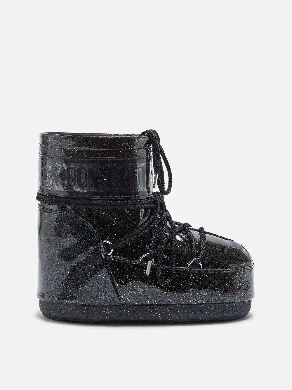 Moon Boot ICON LOW GLITTER NERO