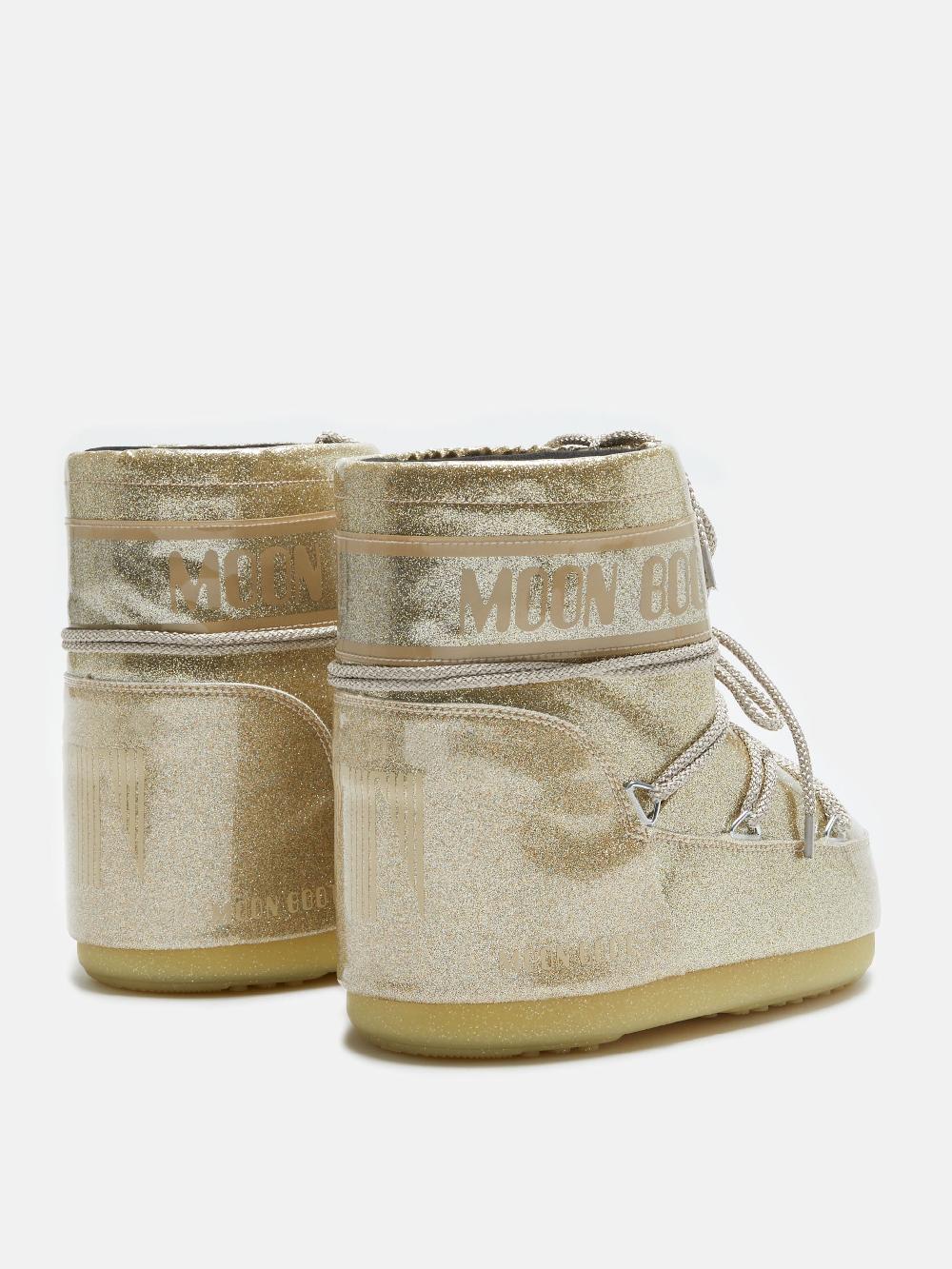 Moon Boot ICON LOW GLITTER ORO