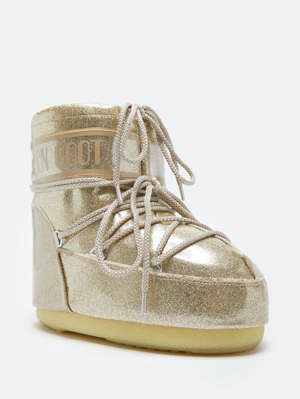 Moon Boot ICON LOW GLITTER ORO
