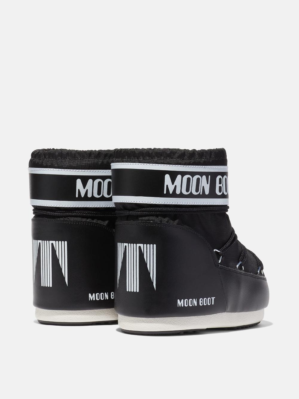 Moon Boot ICON LOW NERO IN NYLON