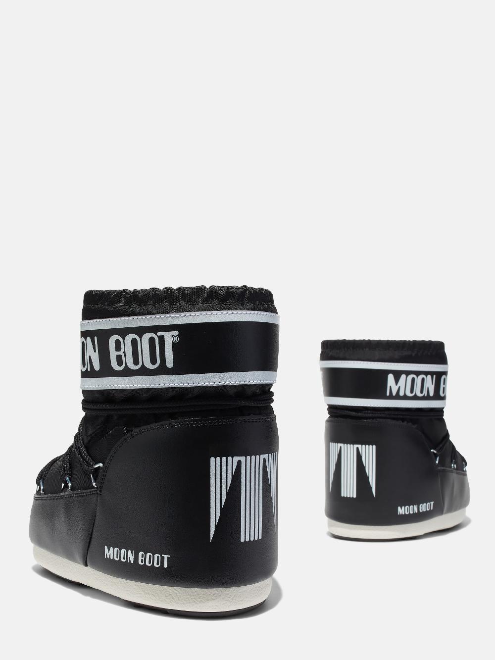 Moon Boot ICON LOW NERO IN NYLON