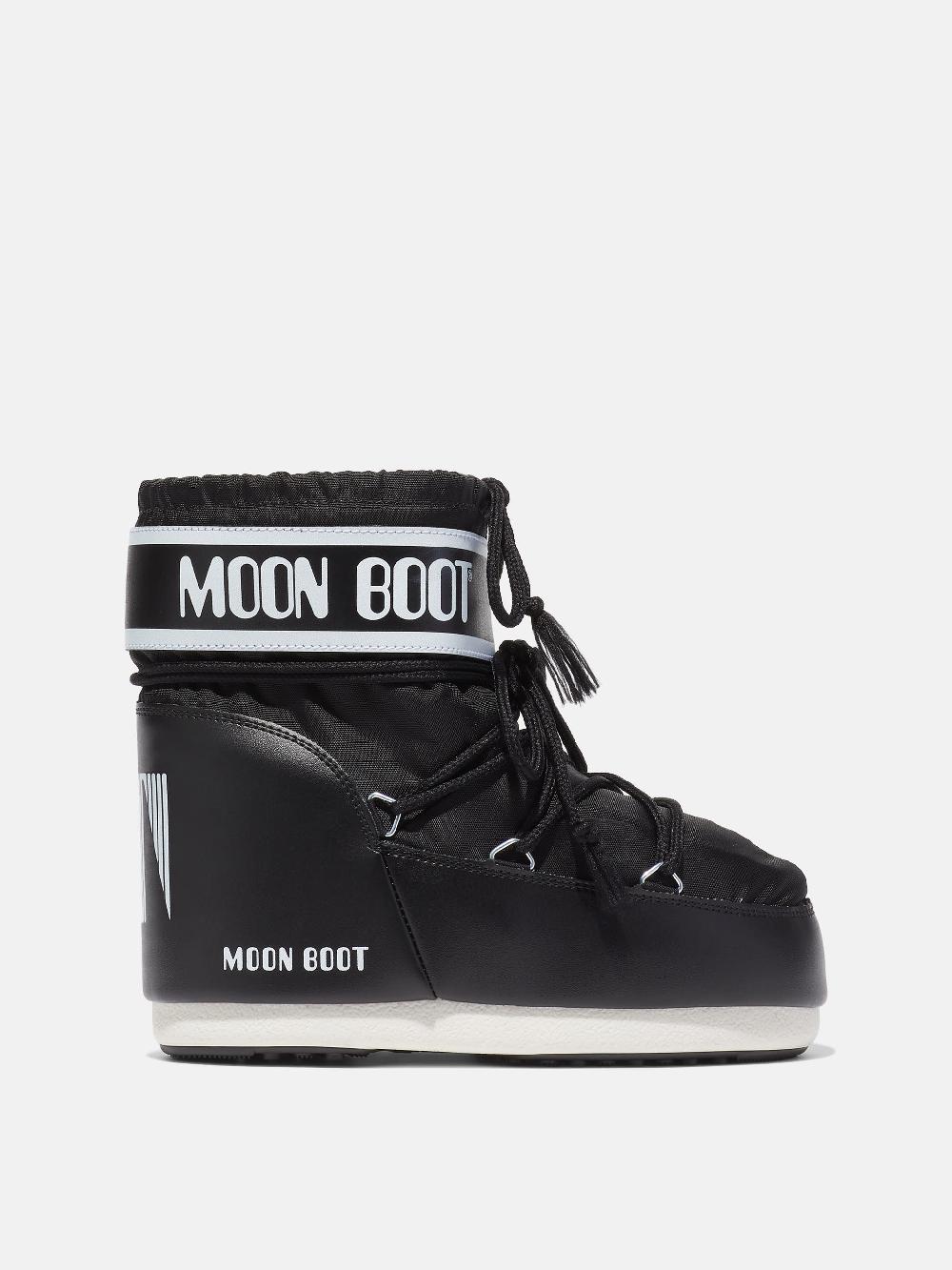 Moon Boot ICON LOW NERO IN NYLON