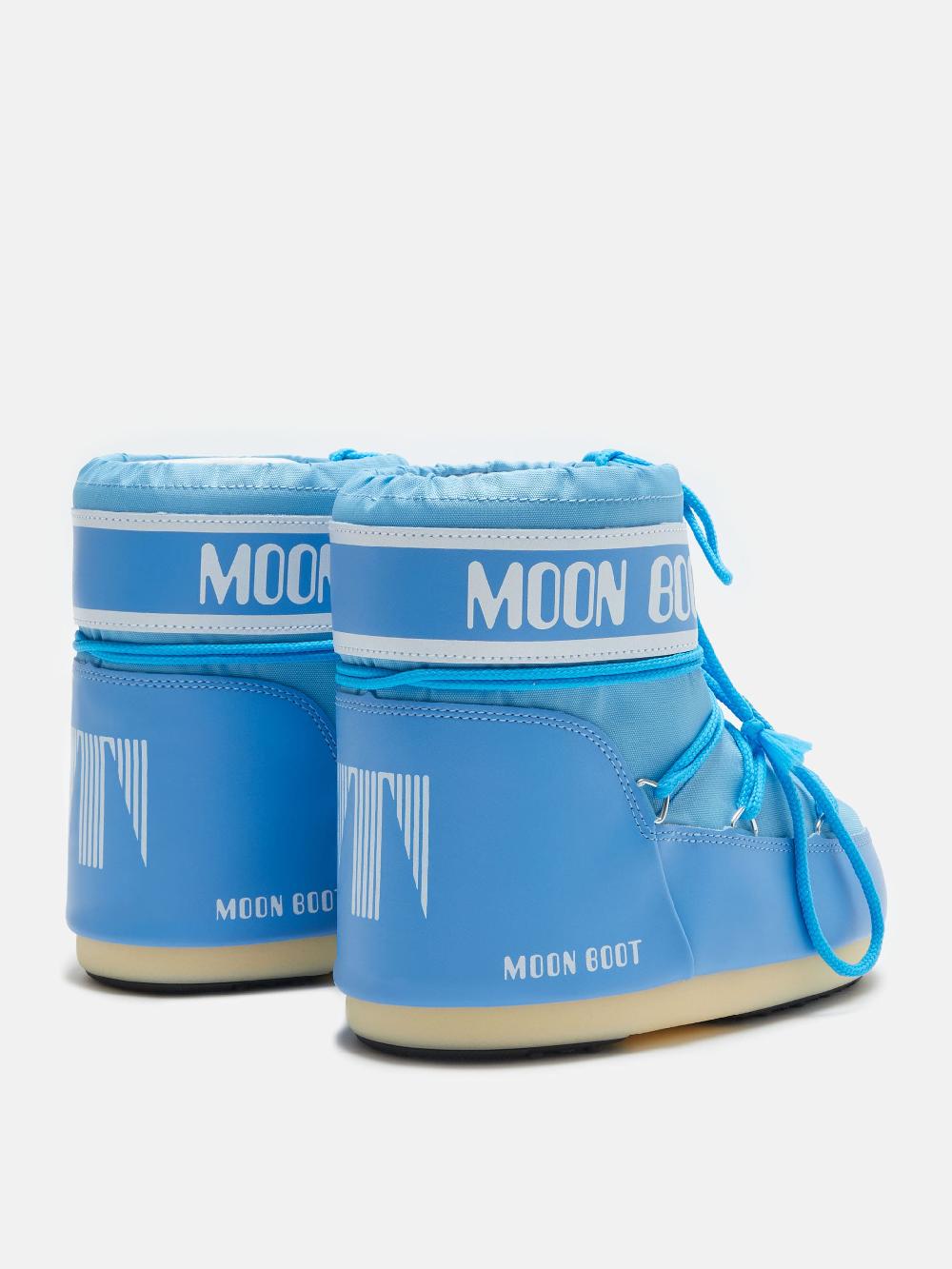 Moon Boot ICON LOW NYLON AZZURRO