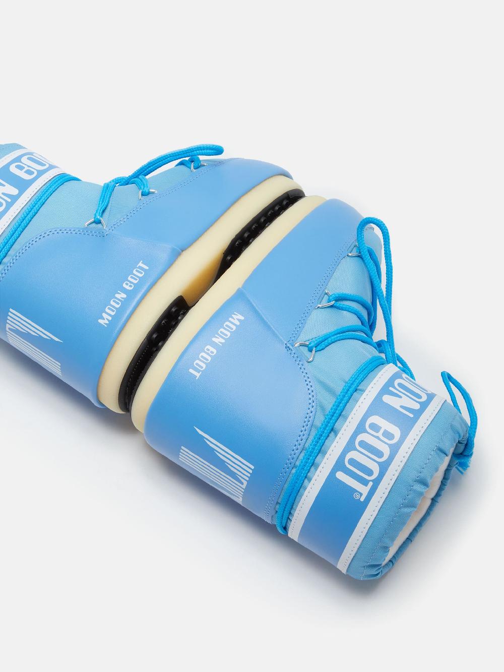 Moon Boot ICON LOW NYLON AZZURRO