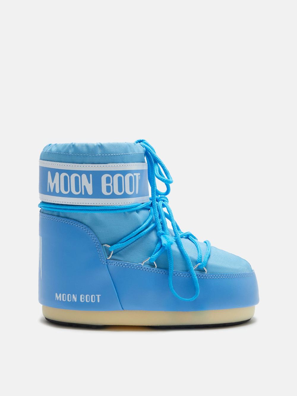Moon Boot ICON LOW NYLON AZZURRO
