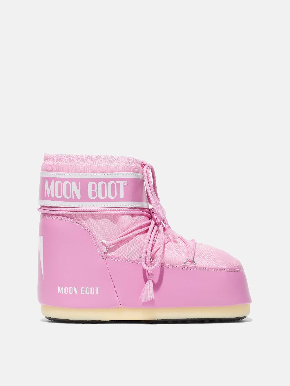 Moon Boot ICON LOW ROSA IN NYLON