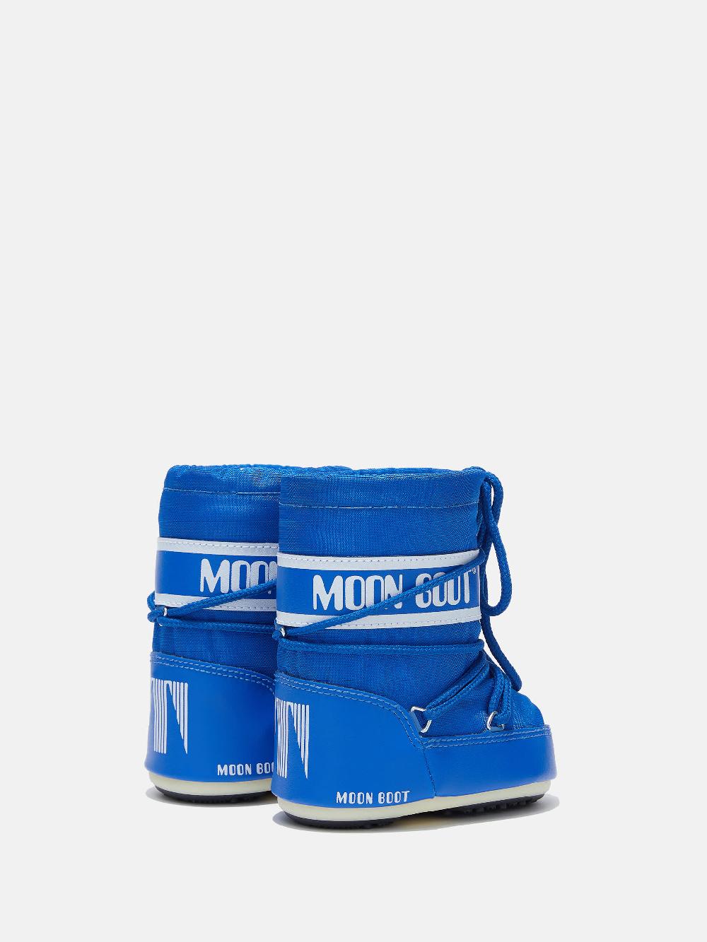 Moon Boot ICON MINI BLU IN NYLON