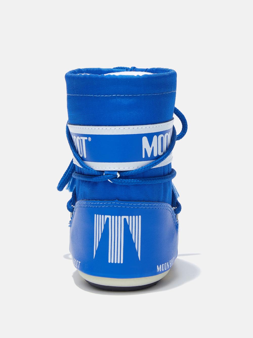 Moon Boot ICON MINI BLU IN NYLON