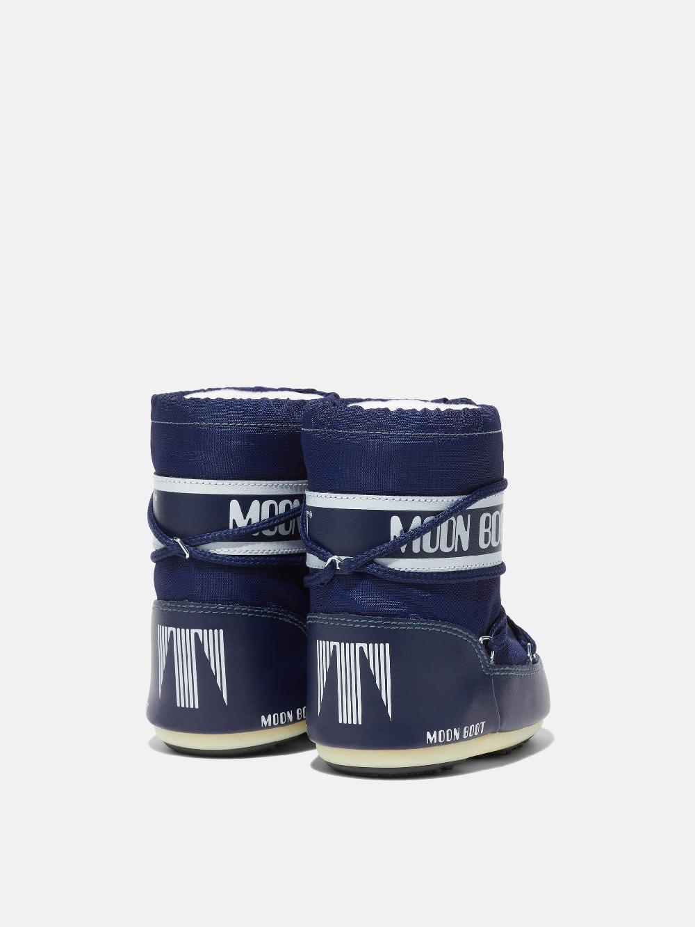 Moon Boot ICON MINI BLU IN NYLON
