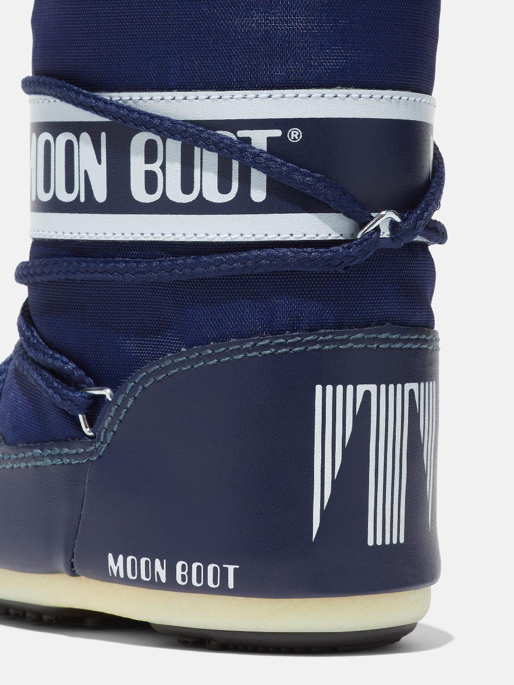 Moon Boot ICON MINI BLU IN NYLON