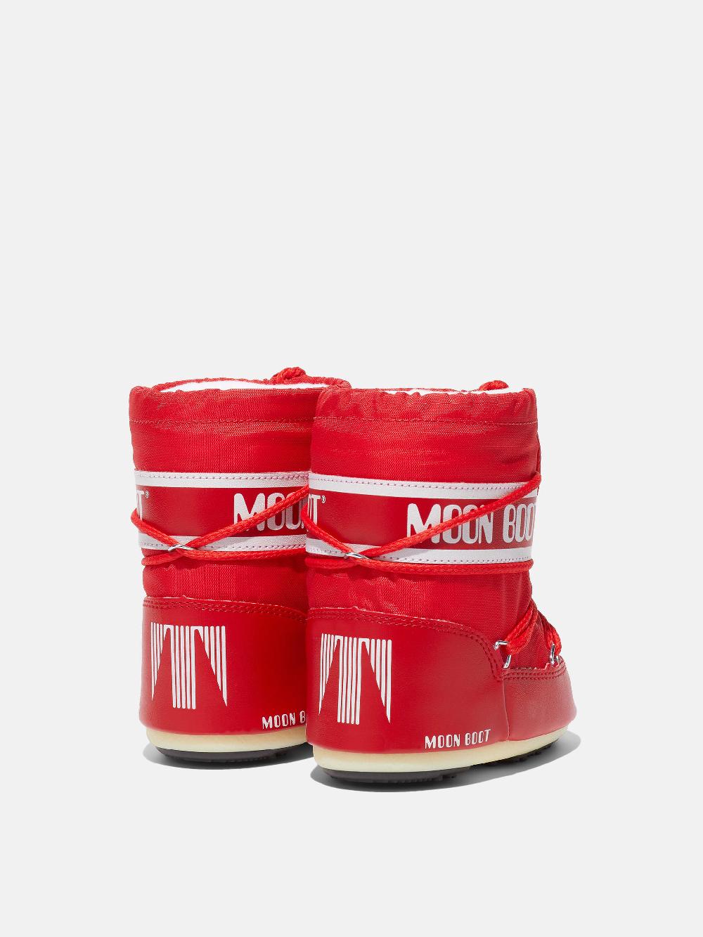 Moon Boot ICON MINI ROSSO IN NYLON