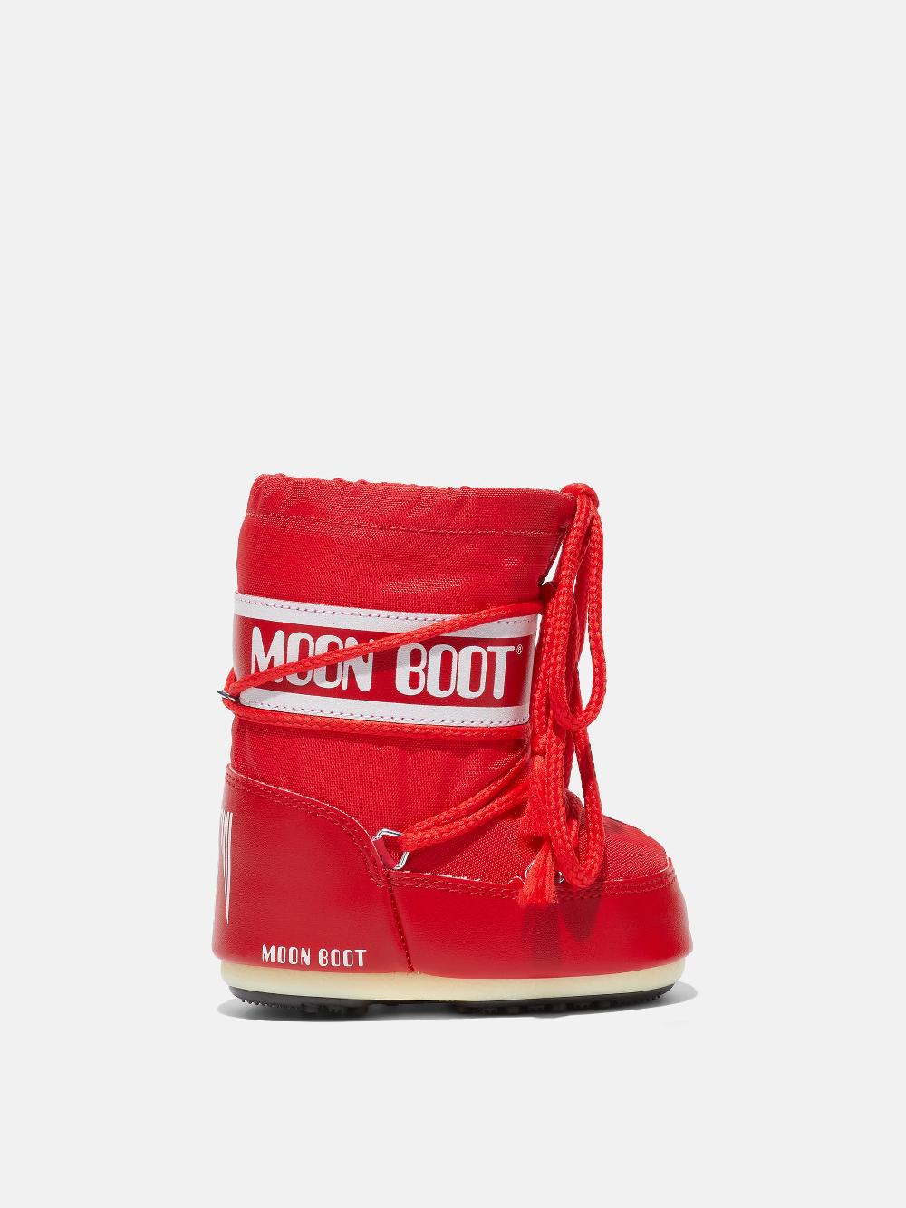 Moon Boot ICON MINI ROSSO IN NYLON