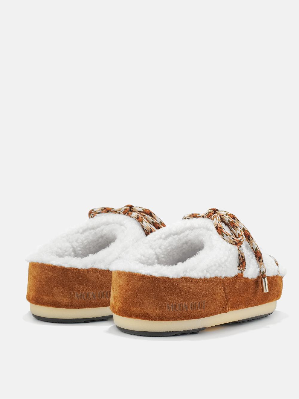 Moon Boot ICON MULE NOCCIOLA IN SHEARLING
