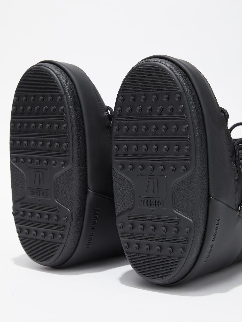 Moon Boot ICON NERO IN GOMMA