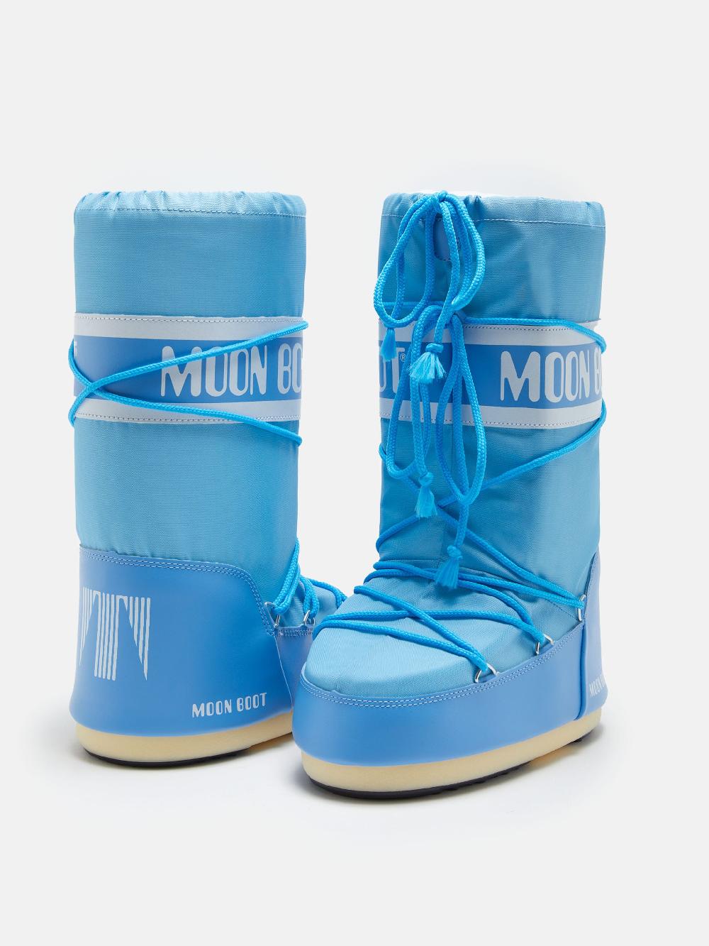Moon Boot ICON NYLON AZZURRO