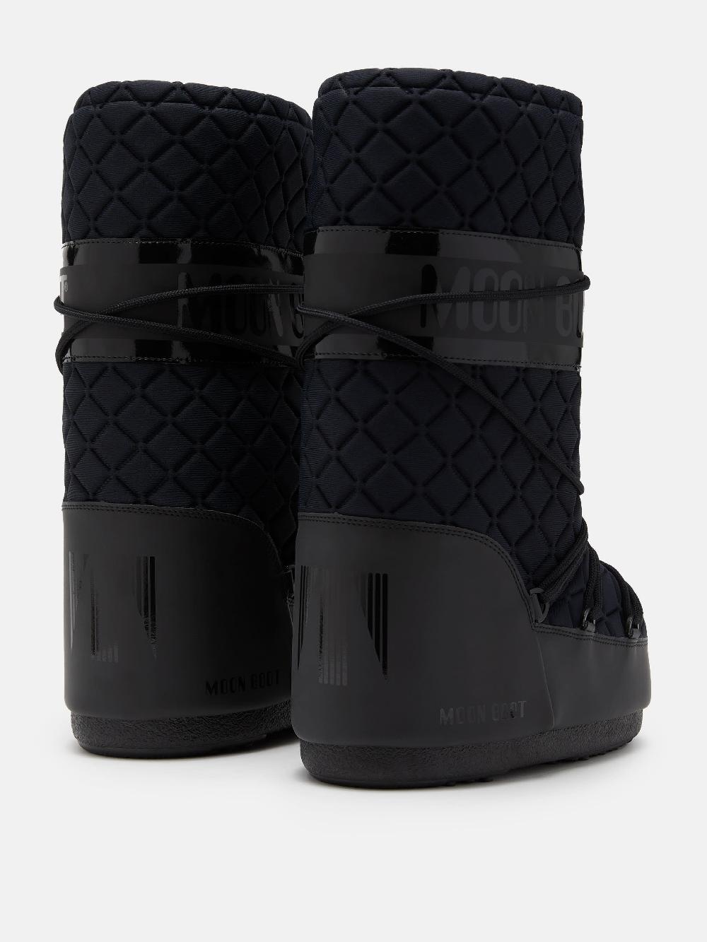 Moon Boot ICON QUILT NERO