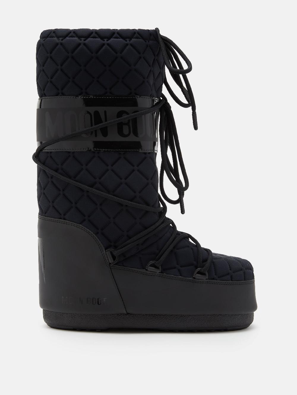 Moon Boot ICON QUILT NERO