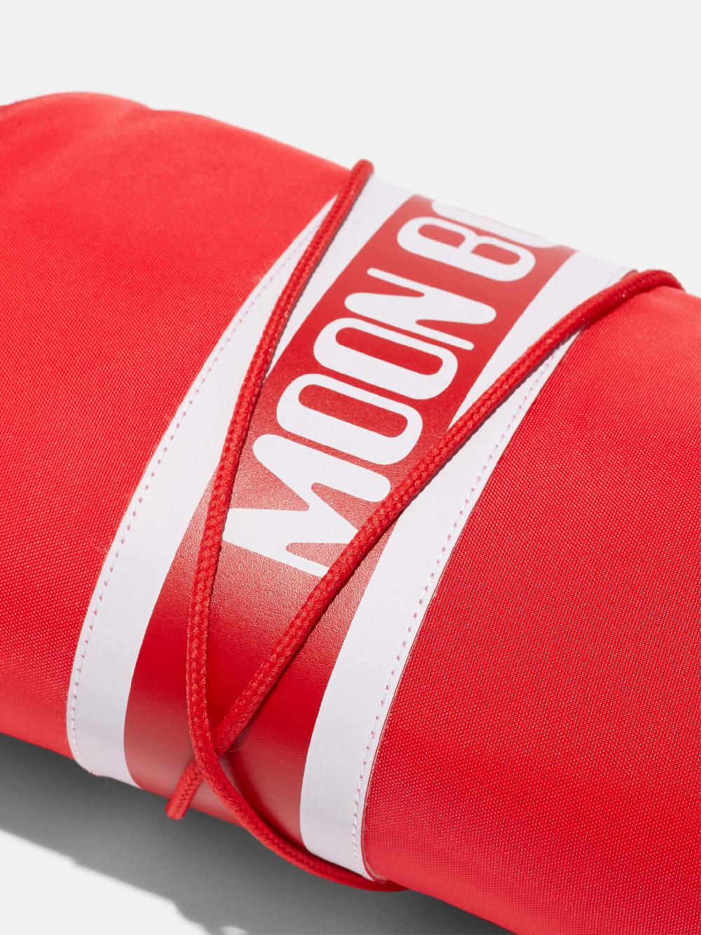 Moon Boot ICON ROSSO IN NYLON