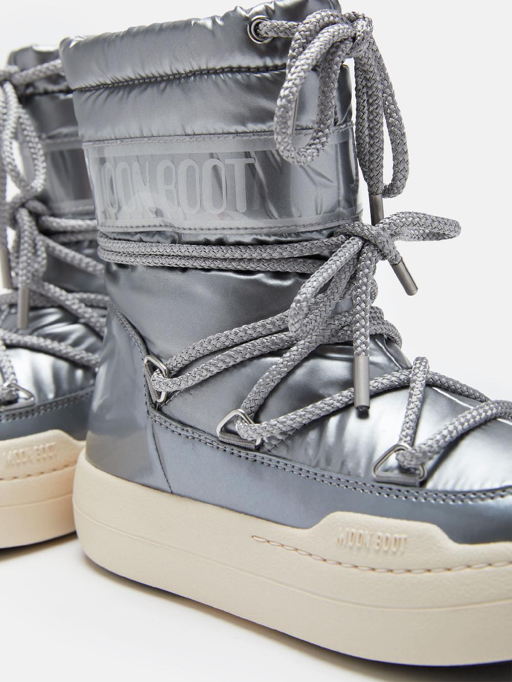Moon Boot JUNIOR PARK BOOT COLOR ARGENTO