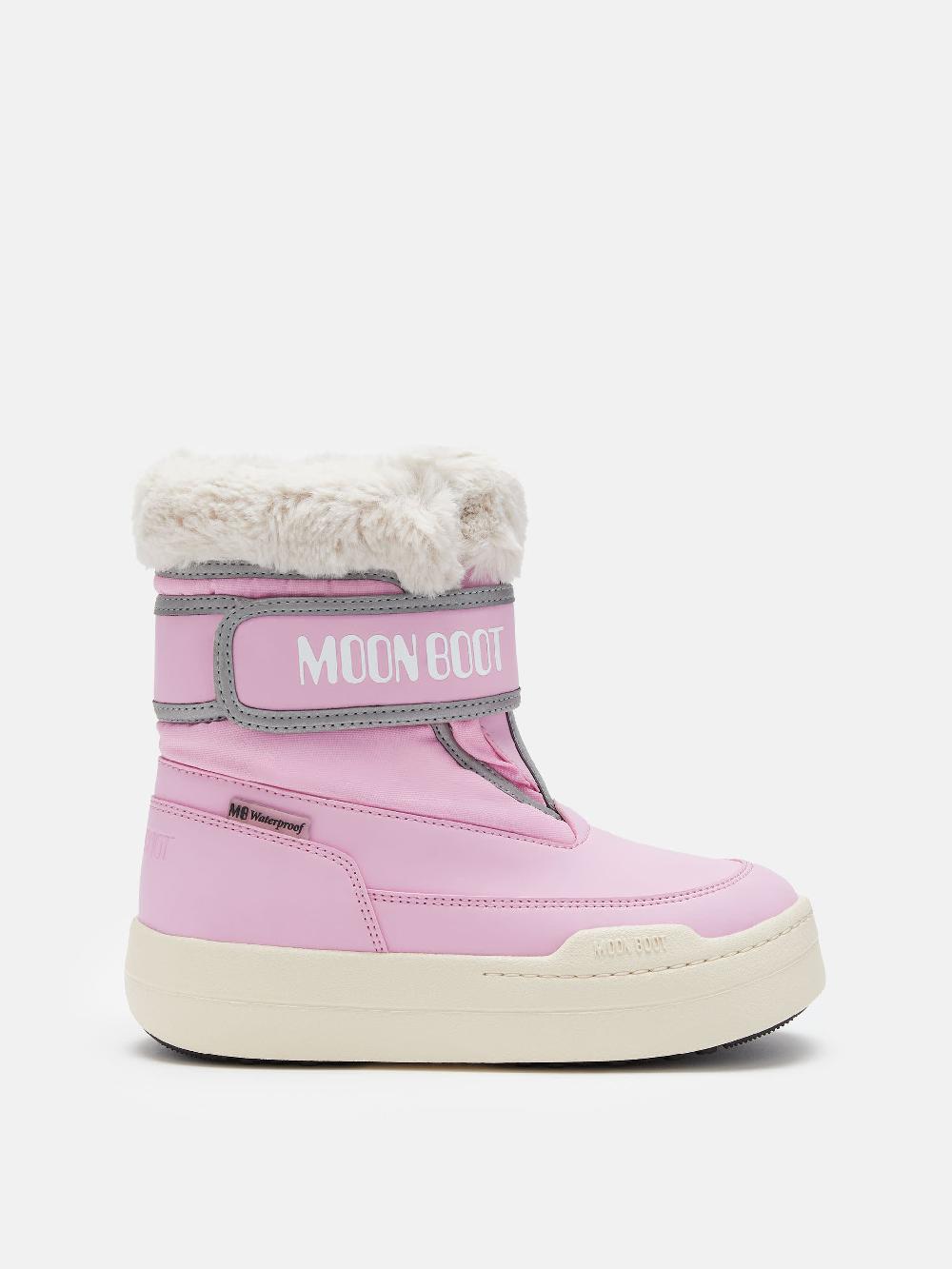 Moon Boot JUNIOR PARK ROSA CON CHIUSURA A STRAPPO