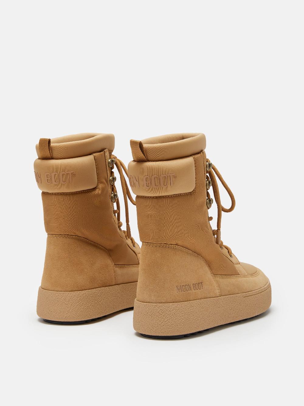 Moon Boot LTRACK COMBAT BOOT BEIGE