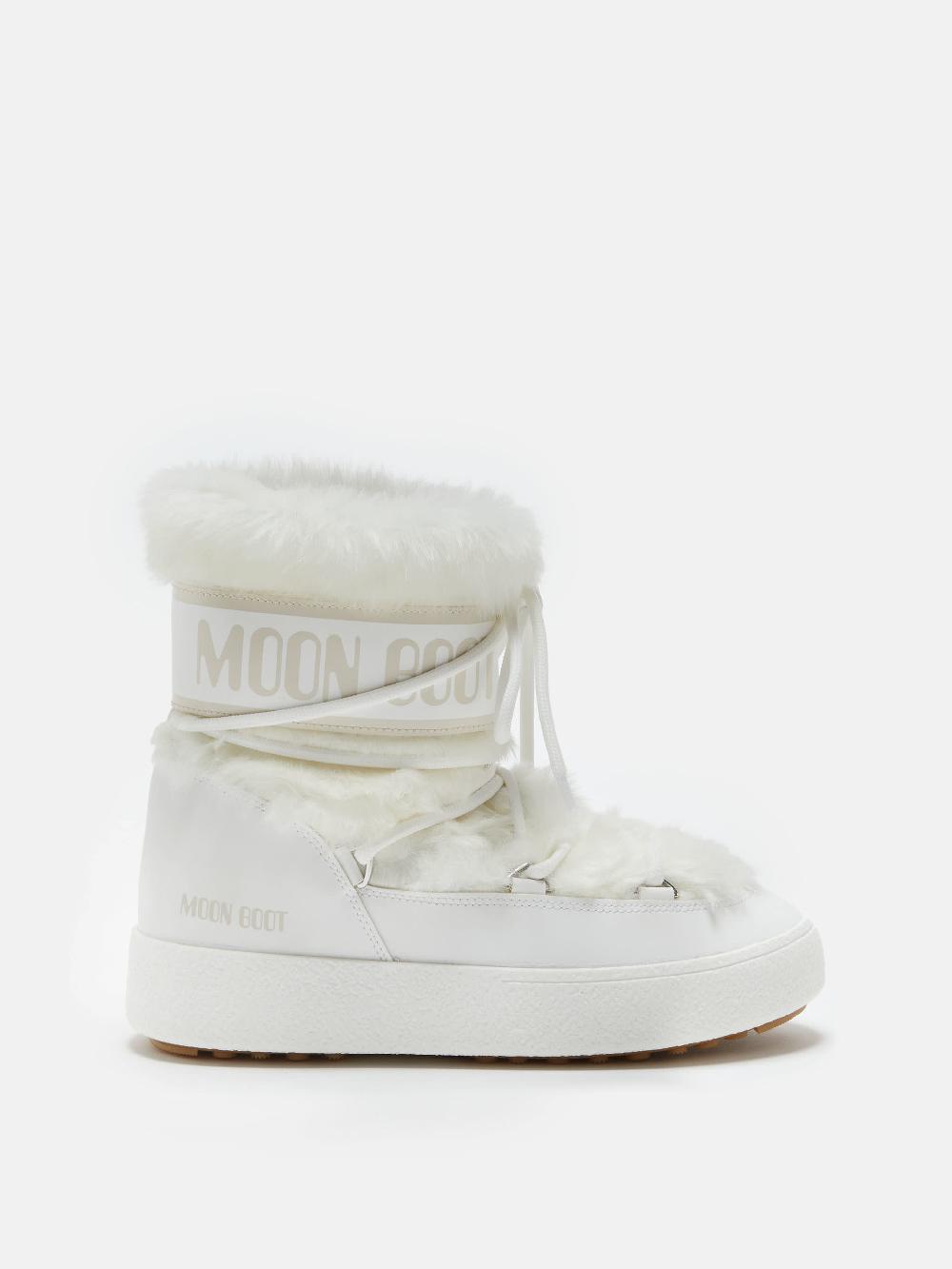 Moon Boot LTRACK LOW FAUX FUR BIANCO