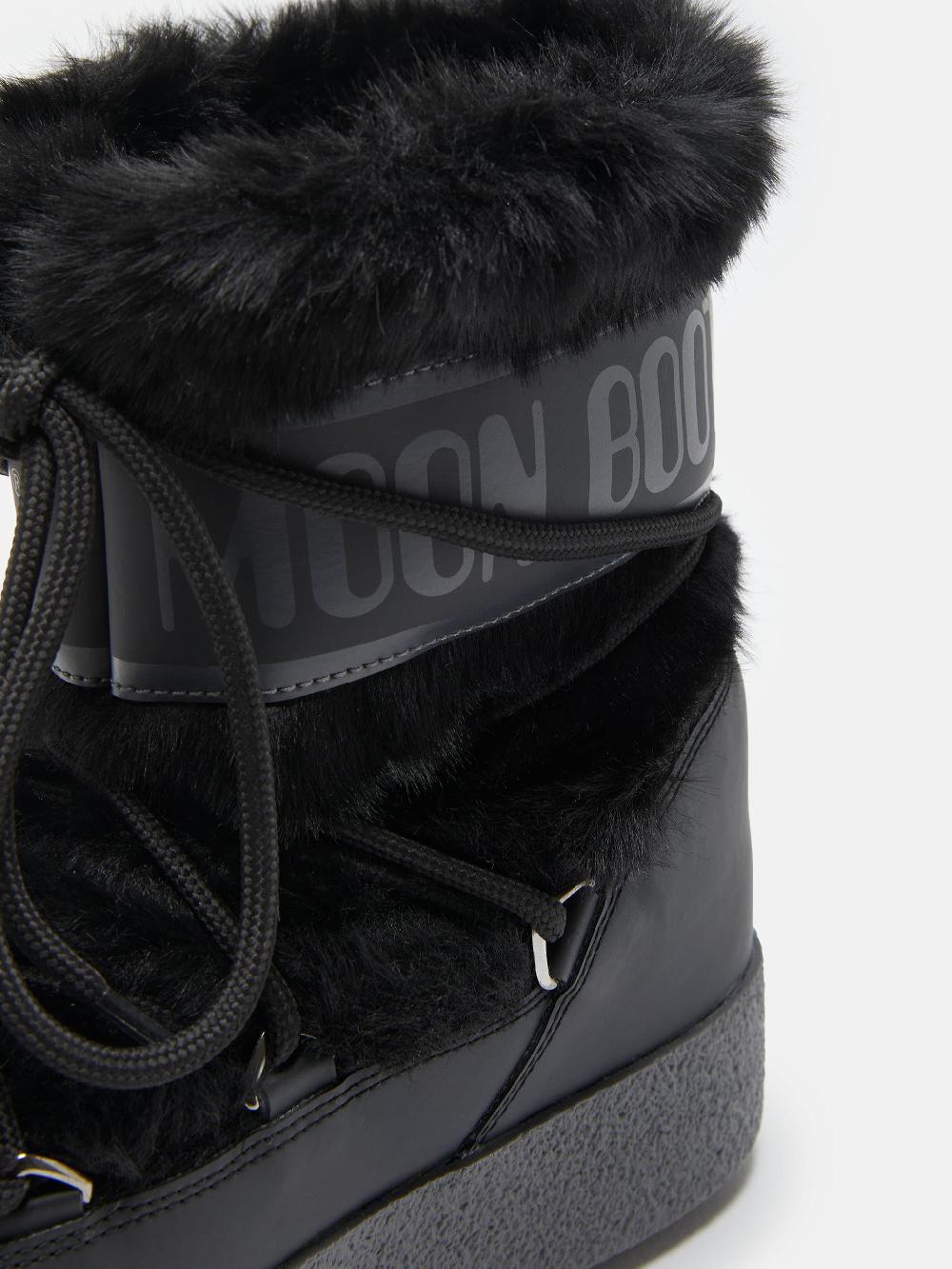Moon Boot LTRACK LOW FAUX FUR NERO