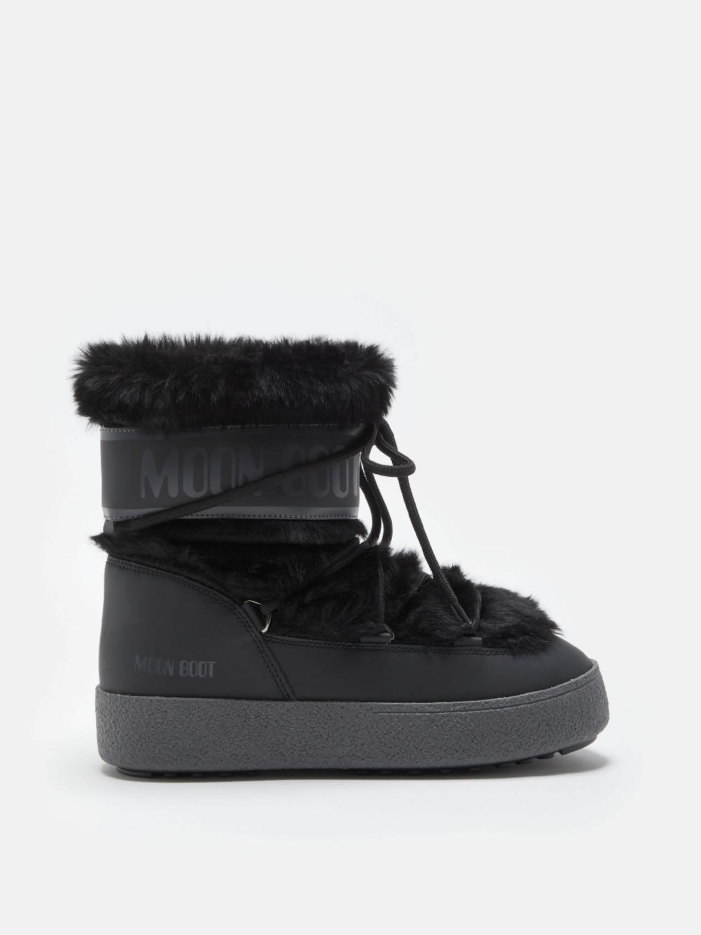 Moon Boot LTRACK LOW FAUX FUR NERO