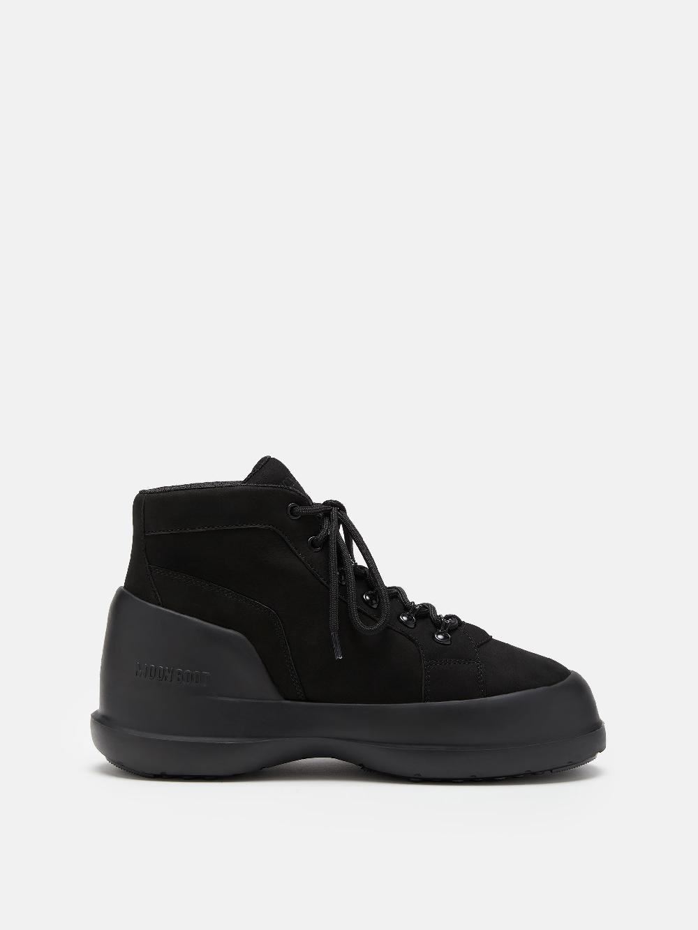 Moon Boot LUNA TREK MID NUBUCK NERO