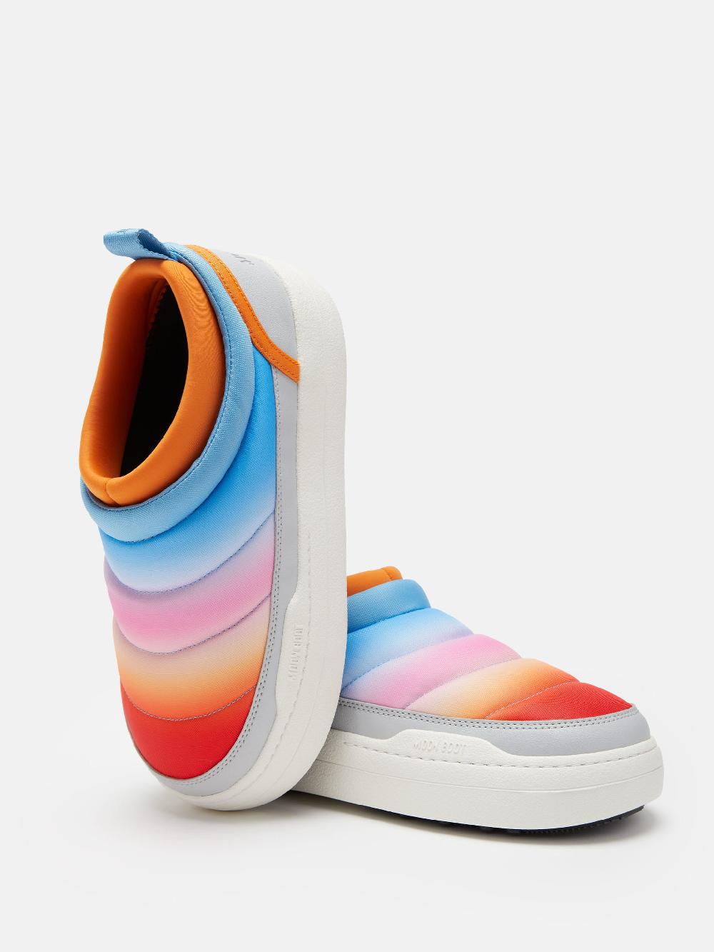 Moon Boot PARK SOFT GRIGIO CON STAMPA SUNRISE